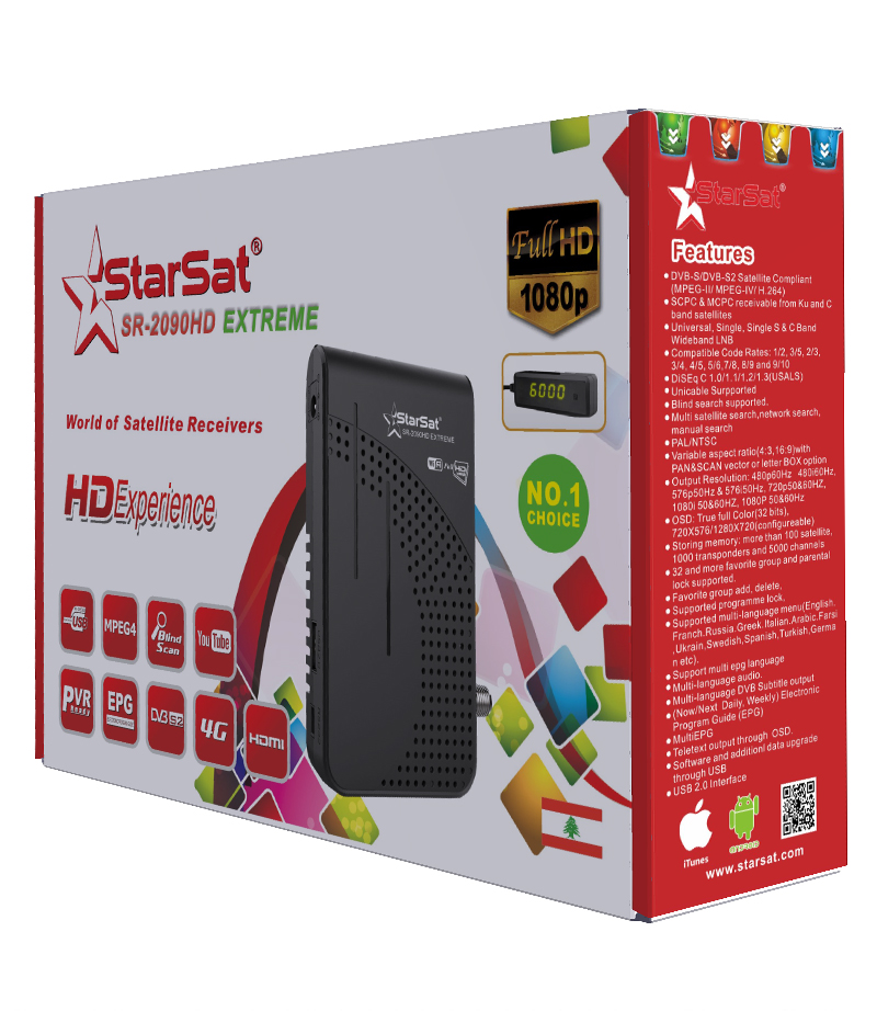 R&eacute;cepteur Starsat Sr-2090hd