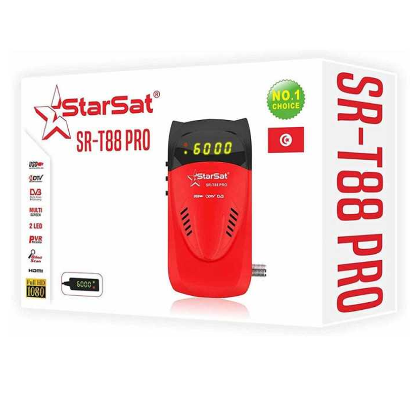R&eacute;cepteur Starsat Sr-t88pro Full Hd