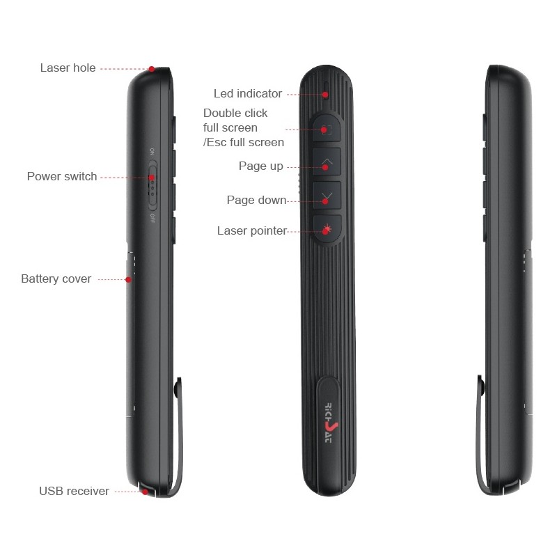 Pointeur Laser Sans Fil Rs01