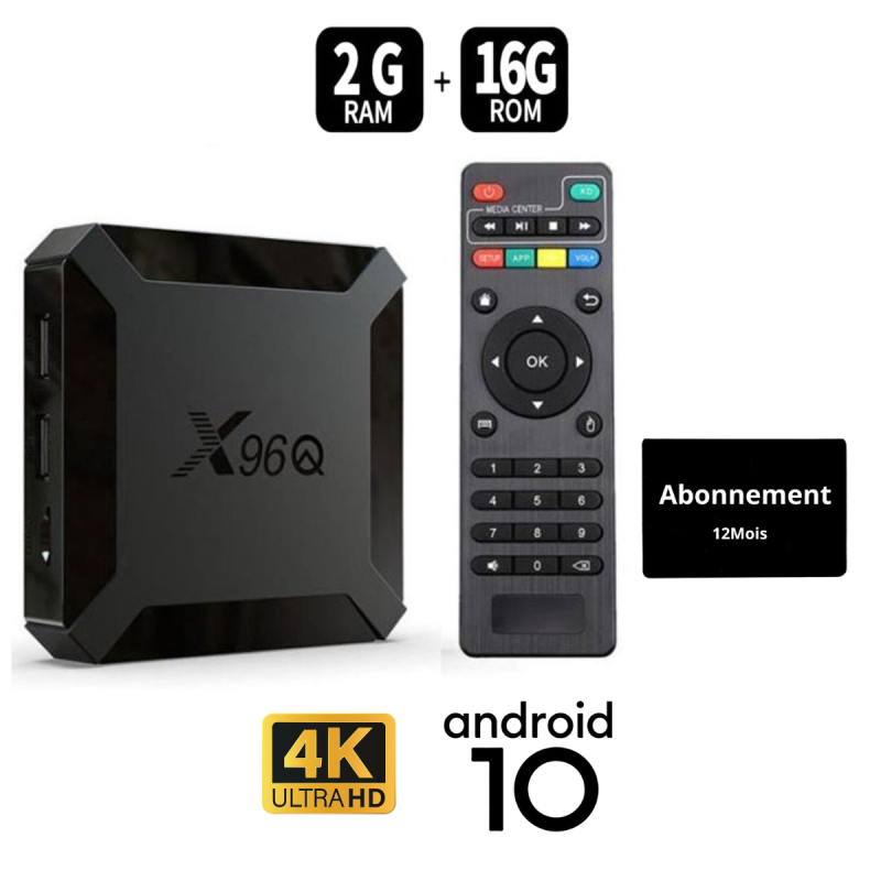 Box Tv Android X96Q  4k  2go-32go