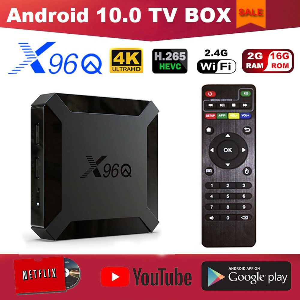Box Tv Android X96Q  4k  2go-32go