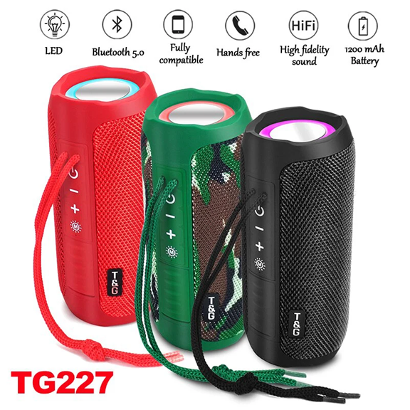 Haut-parleur Bluetooth Portable T&amp;g Tg227