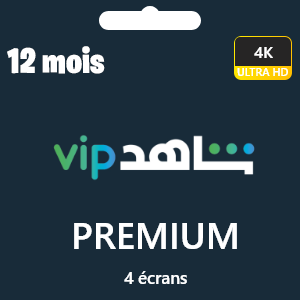 Shahid Vip 4 Ecrans 12 Mois
