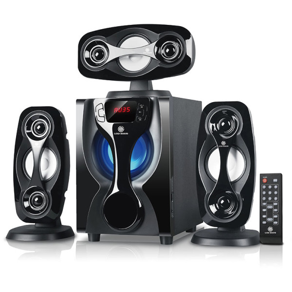 Haut Parleur  Gold Sound Gs 2601 3.1- Noir