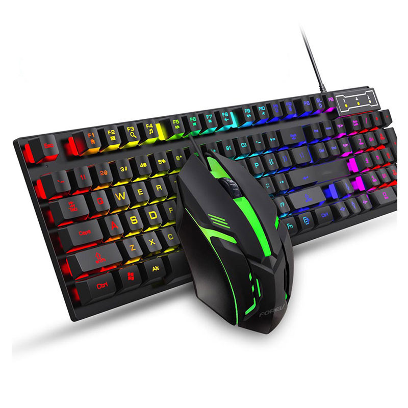 Pack De Clavier Et Souris Gaming Jedel Led Gk110+