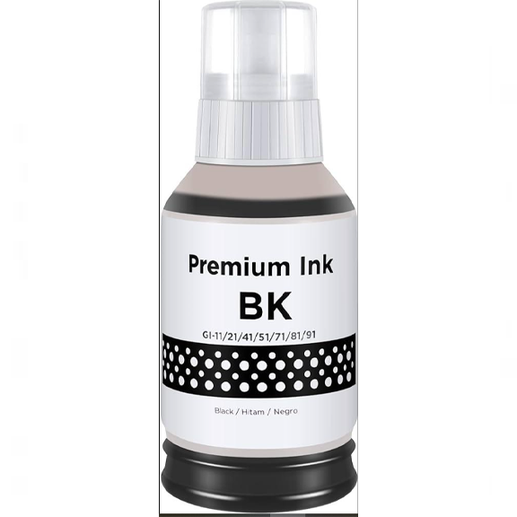 Bouteille D'encre Canon Adaptable A-gi-41bk Noir