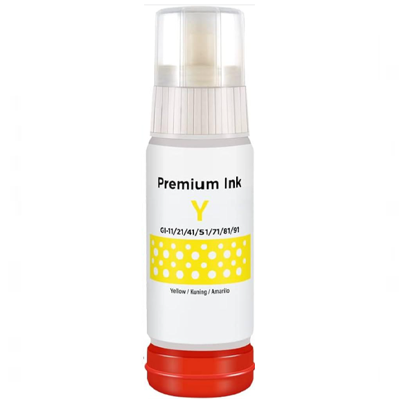 Bouteille D'encre Canon Adaptable A-GI-41Y Jaune