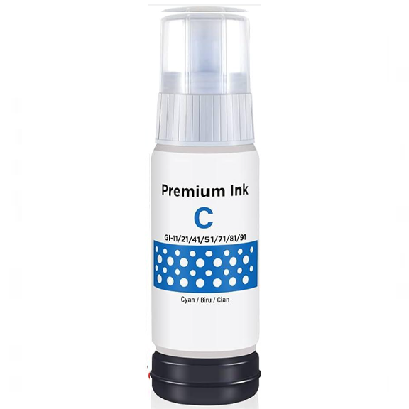 Bouteille D'encre Canon Adaptable A-GI-41C Cyan