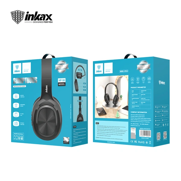 Casque Bluetooth Inkax Hp-56 Noir