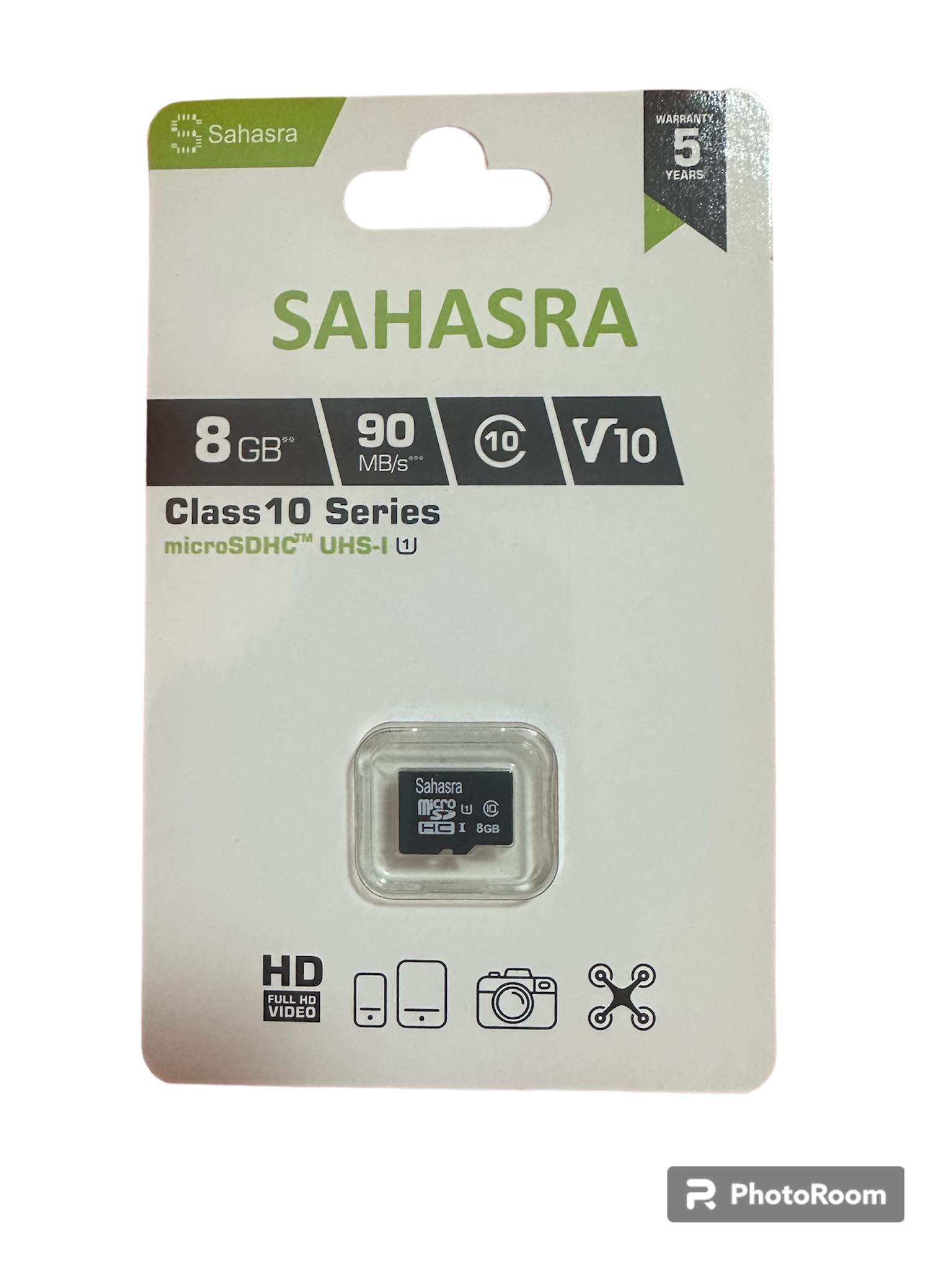 Carte Memoire Sahasra 8go Class 10 Avec Adapteur