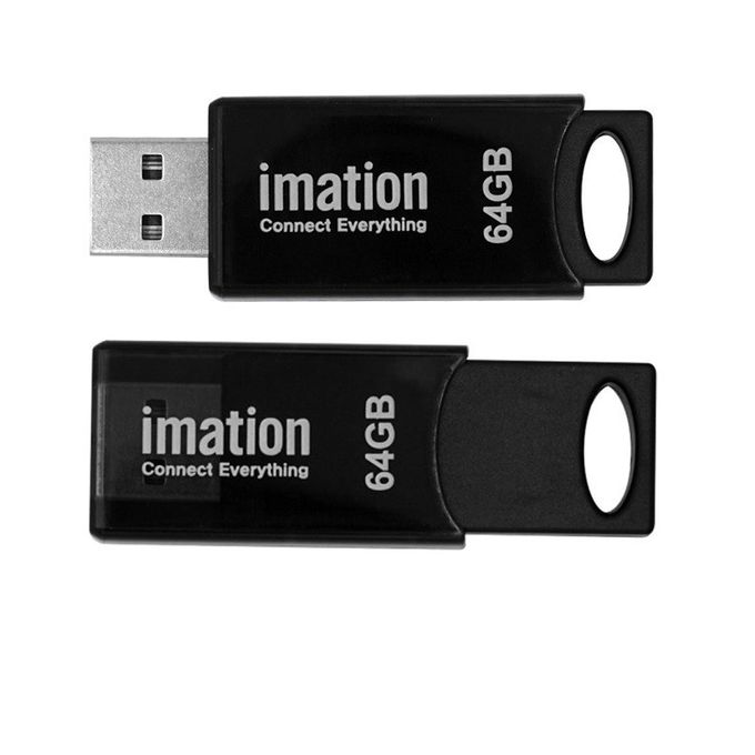 Cl&eacute; Usb Imation 64go Usb 2.0 Noir