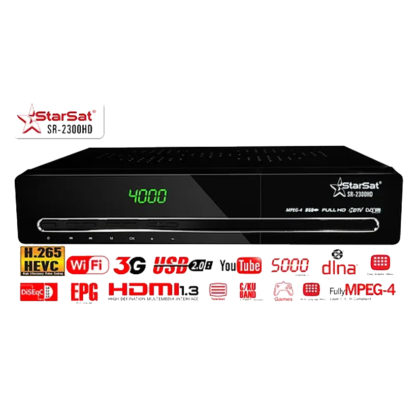 Récepteur Starsat Sr-2300hd / Wifi