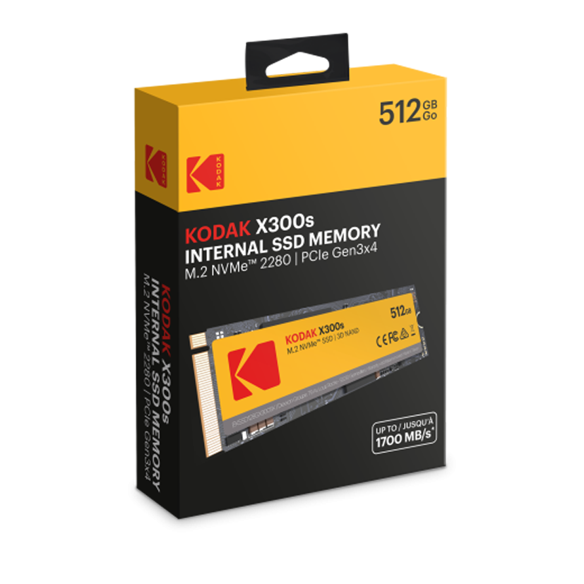 Disque Dur Kodak X300s M.2 Nvme 512go Ssd (Ekssd256)