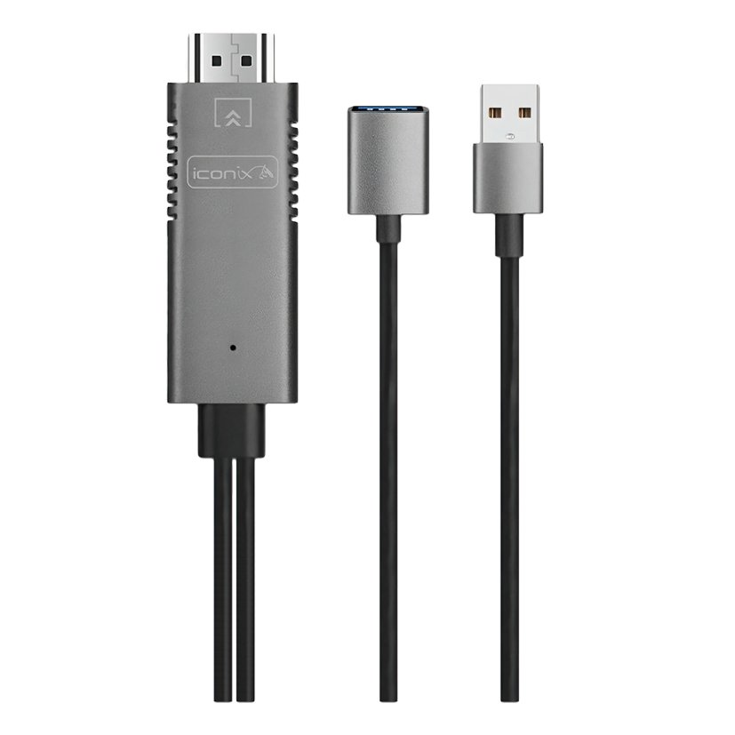 Iconix 3 In 1 Hd Cable Phone To Hdtv Adapter, Model Ic-ht2103