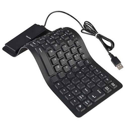 Clavier Flexible Computer / Laptop Usb – Black