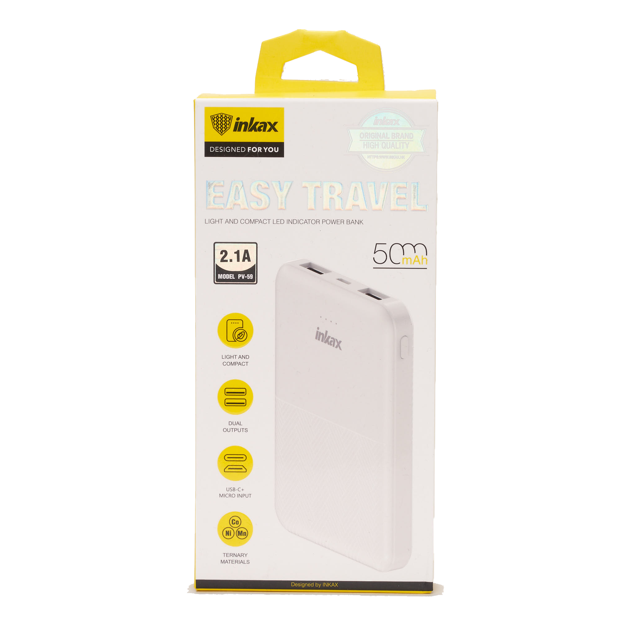 Power Bank 5000mah Inkax Pv-11