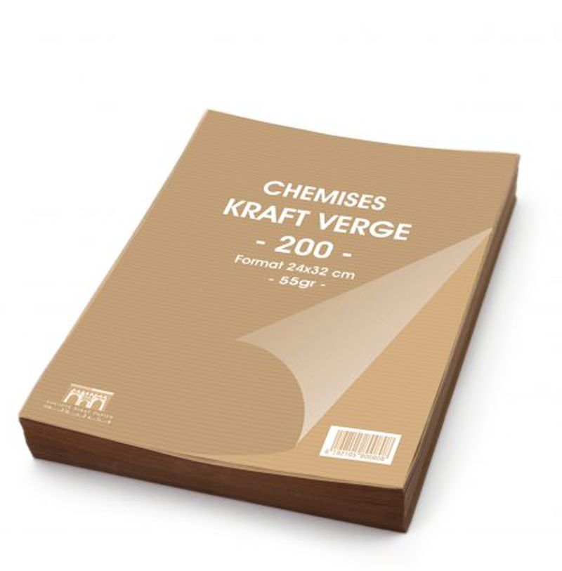 Chemises Kraft Format A4 200pcs
