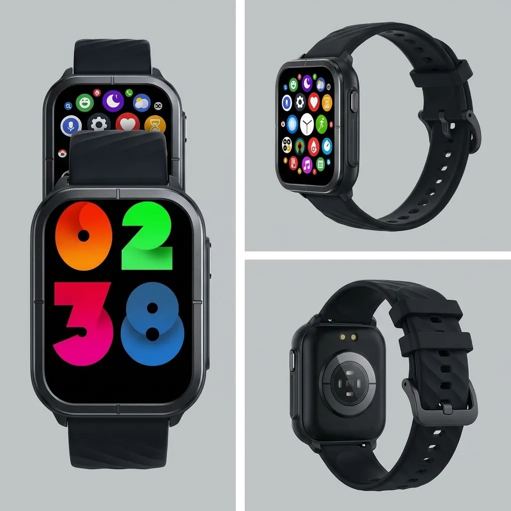 Smartwatch Mibro C3 Bluetooth Appel 1.85
