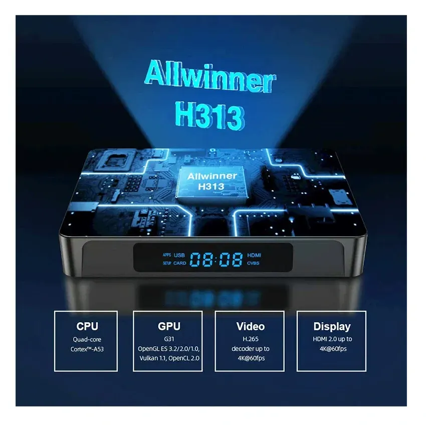 X96Q Pro 2Go 16Go + IPTV 12 Mois ALPHA Tunisie &ndash; Box Android 4K
