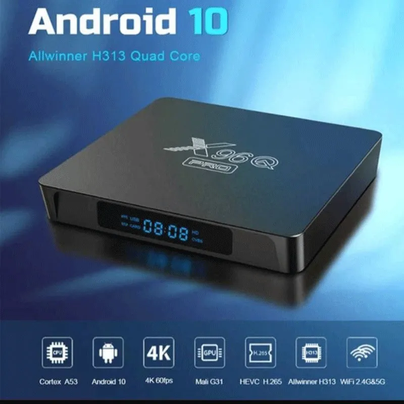 X96Q Pro 4Go 32Go +  12 Mois Satpromax
