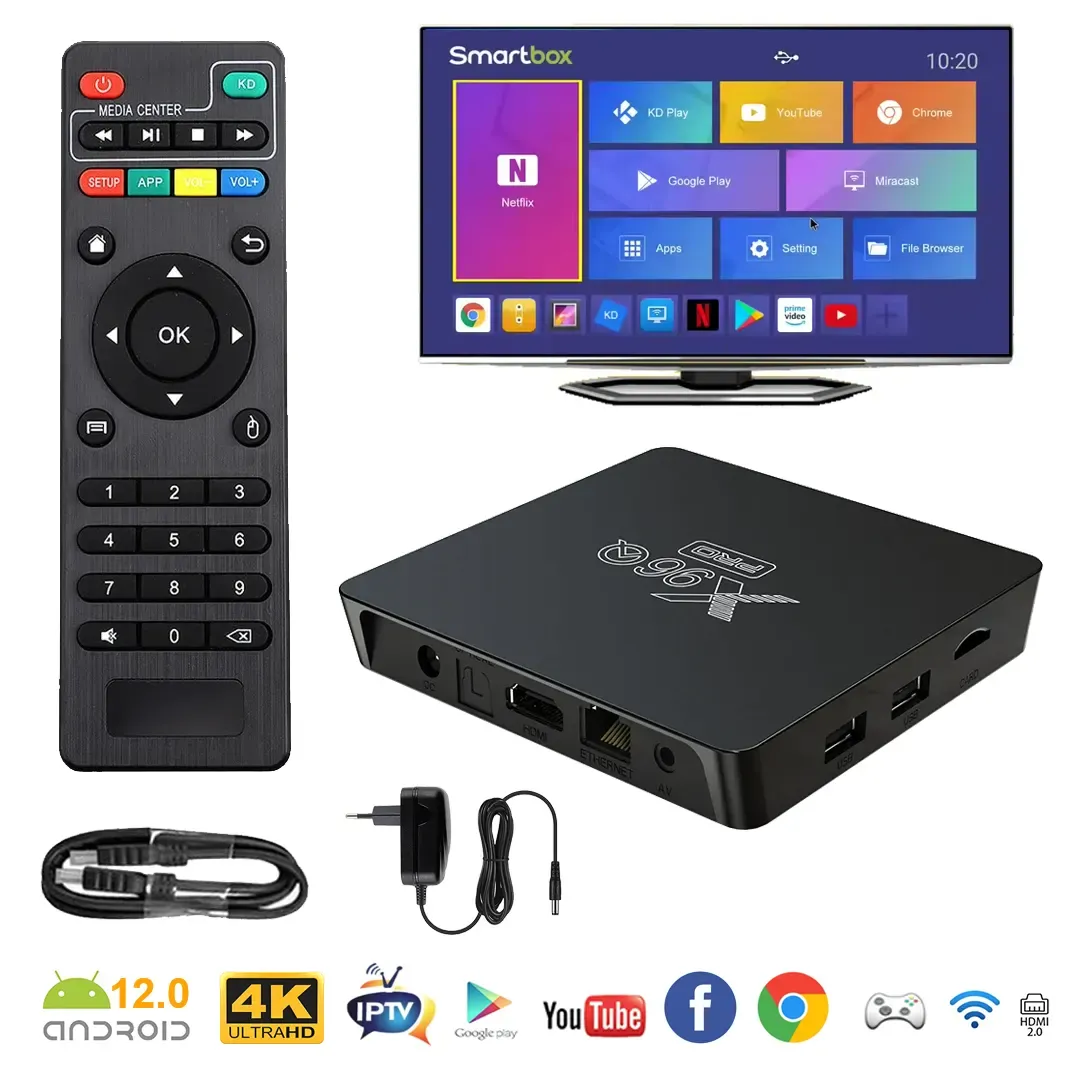 X96Q Pro 4Go 32Go +  12 Mois Satpromax