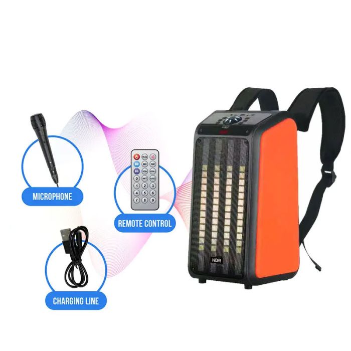 Haut Parleur Sac &Agrave; Dos Sans Fil Ndr Q69 Led