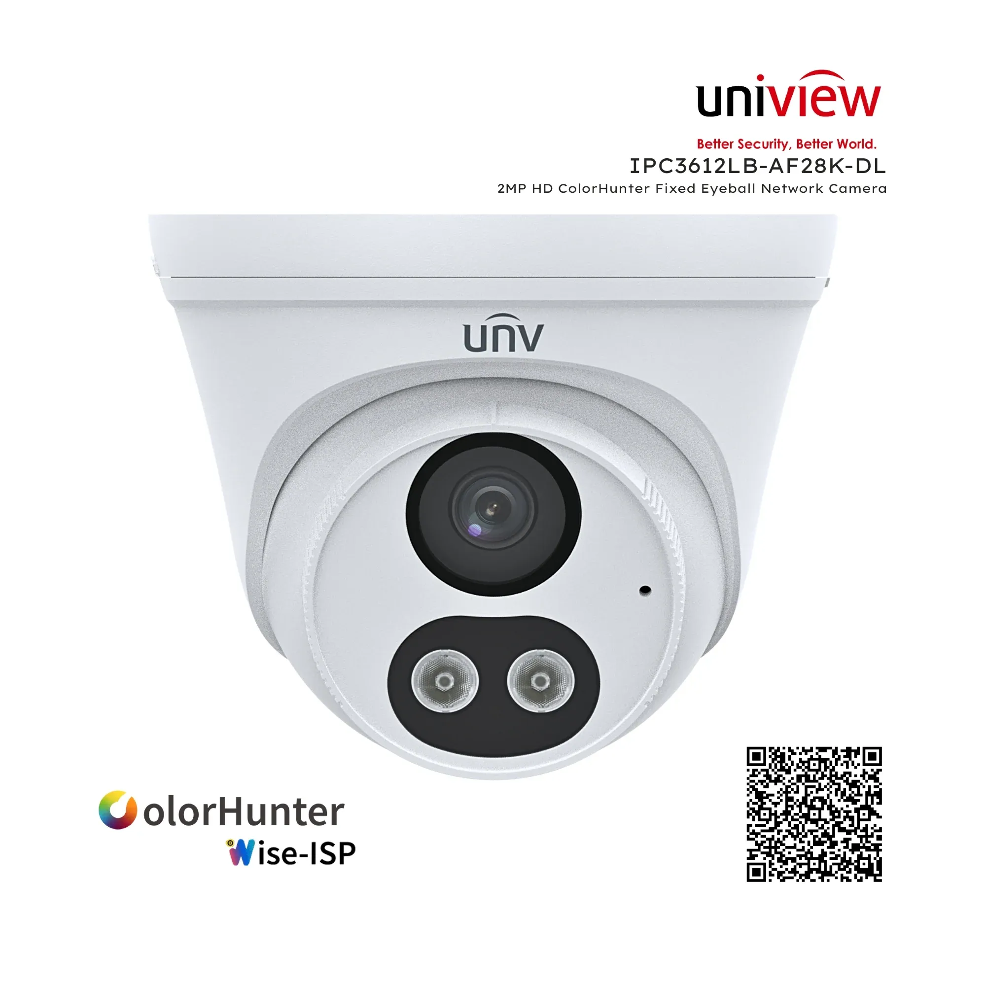 Cam&eacute;ra IP Uniview IPC3612LB-AF28K-DL