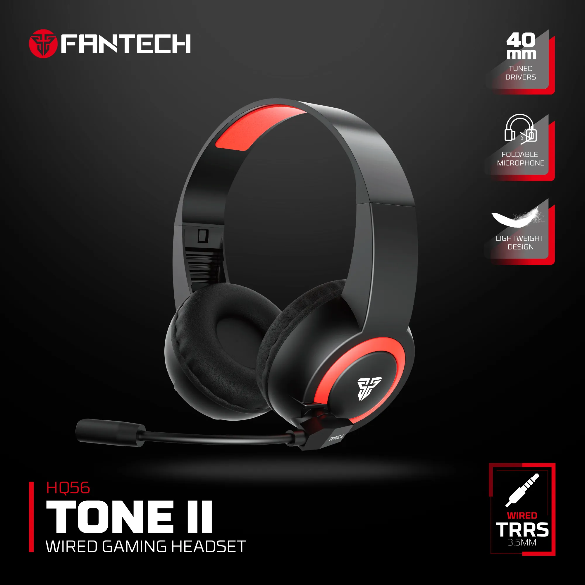 Casque Gaming Fantech HQ56 Tone II
