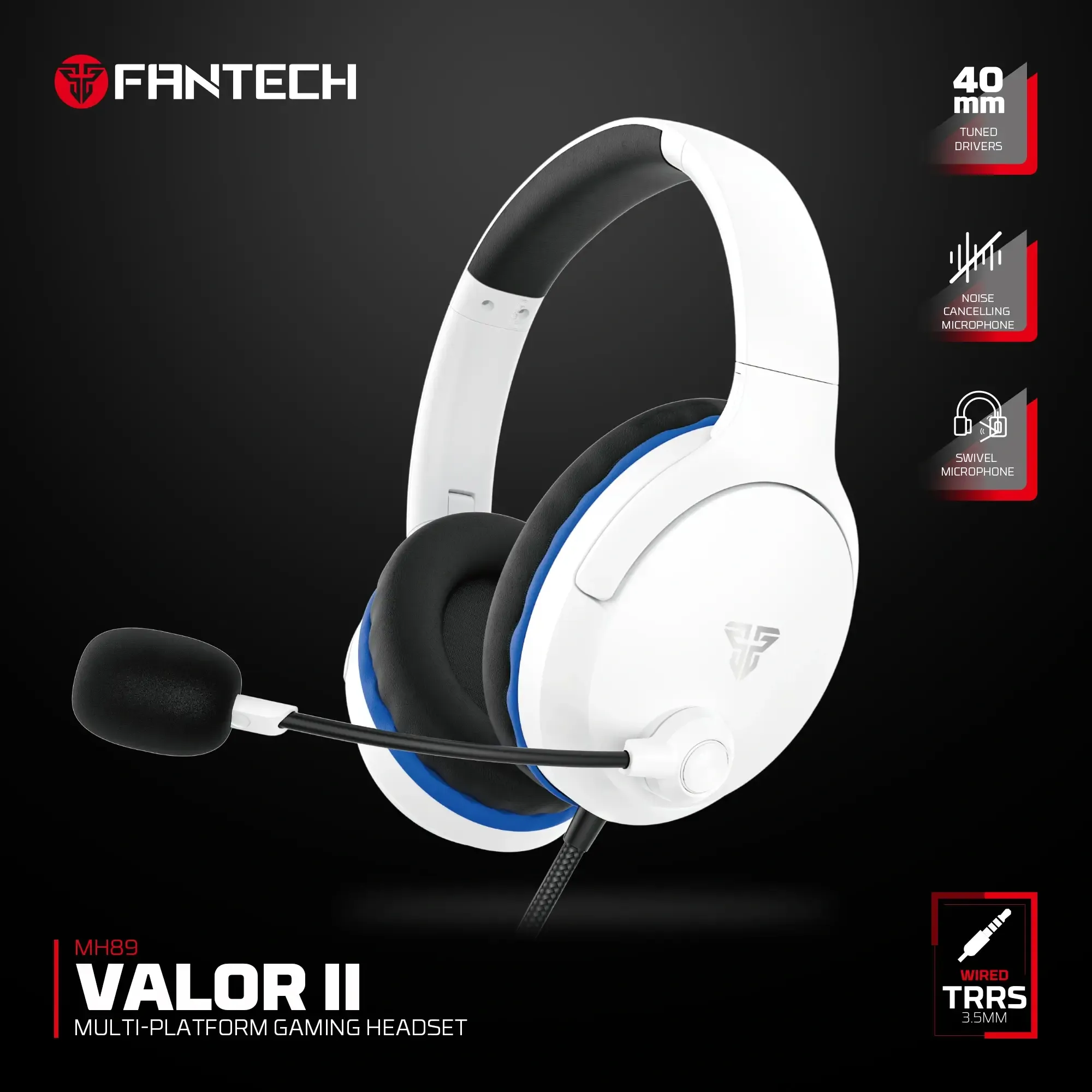 Casque Gaming Fantech Valor II MH89