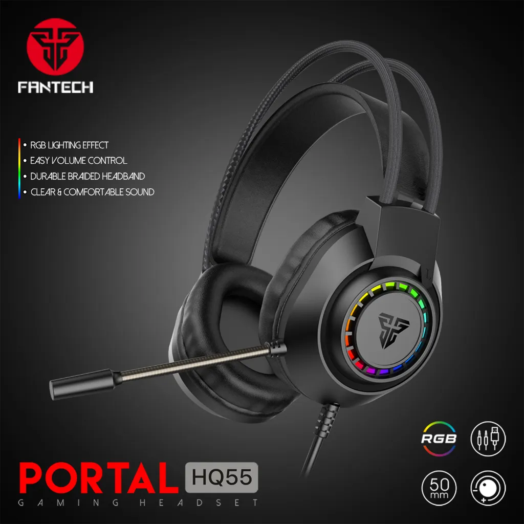 Casque Gaming Fantech HQ55 RGB