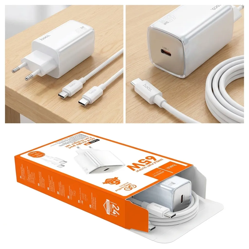 Chargeur HOCO N48 65W PD  Rapide USB-C