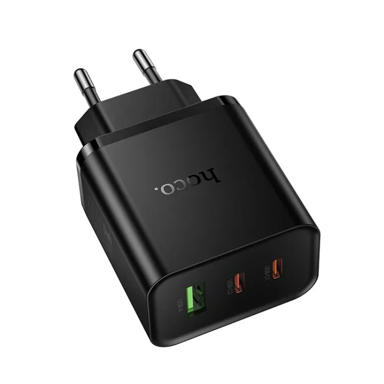 Chargeur HOCO N75 65W GaN USB-C PD + USB-A Rapide