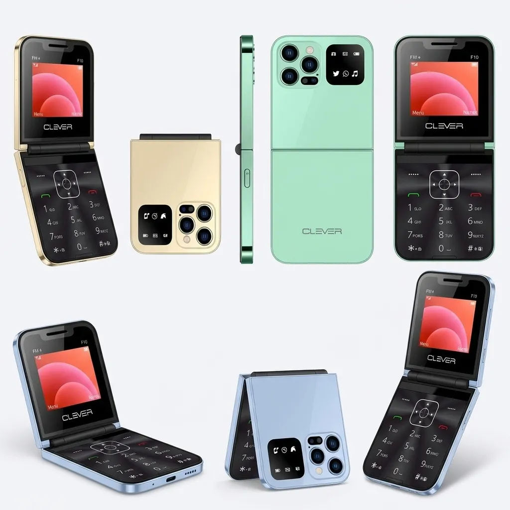 T&eacute;l&eacute;phone Clever F10 Mobile Simple Double SIM