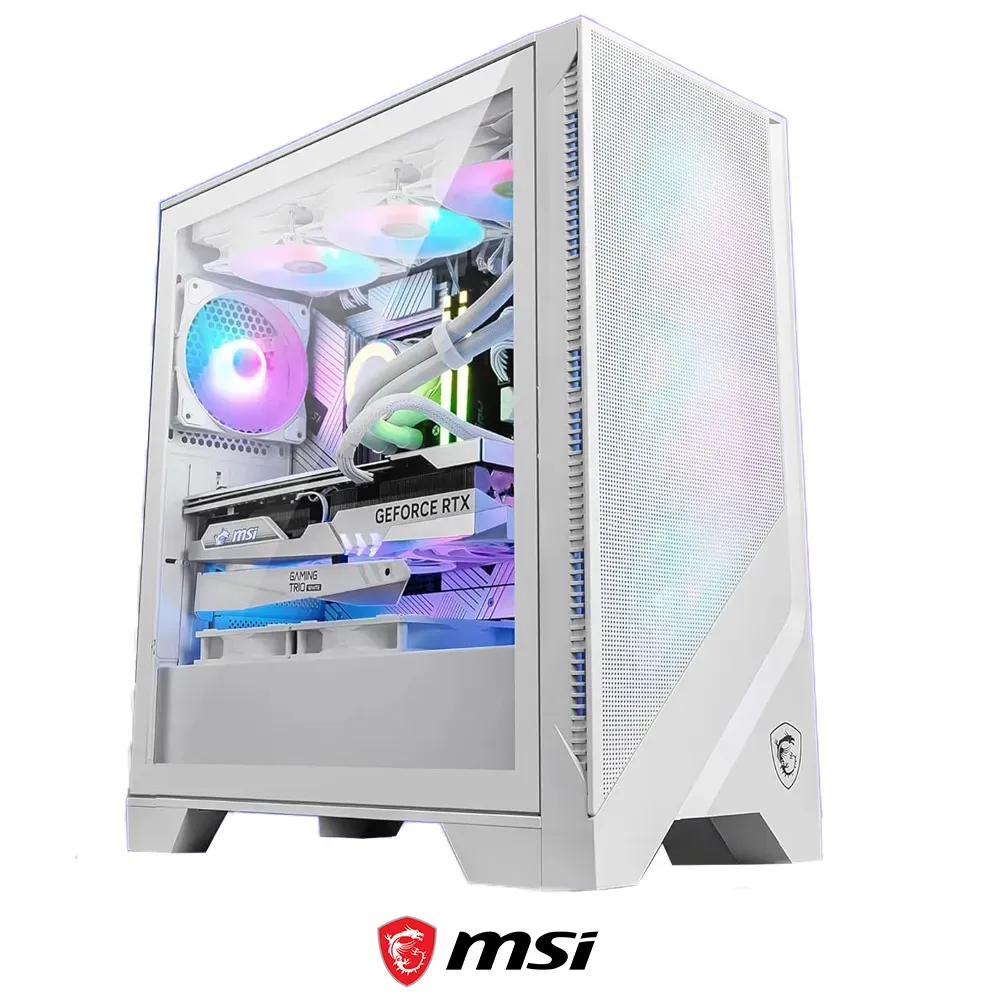 Bo&icirc;tier MSI MAG FORGE 320R Airflow Blanc RGB