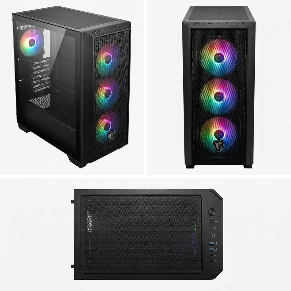 Bo&icirc;tier MSI MAG FORGE M100R RGB Micro-ATX Airflow