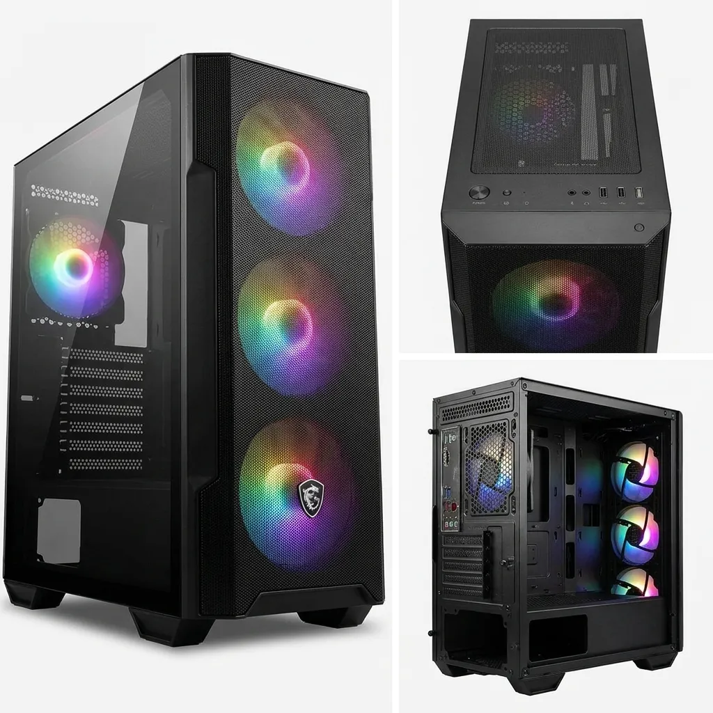 Bo&icirc;tier MSI MAG FORGE M100R RGB Micro-ATX Airflow