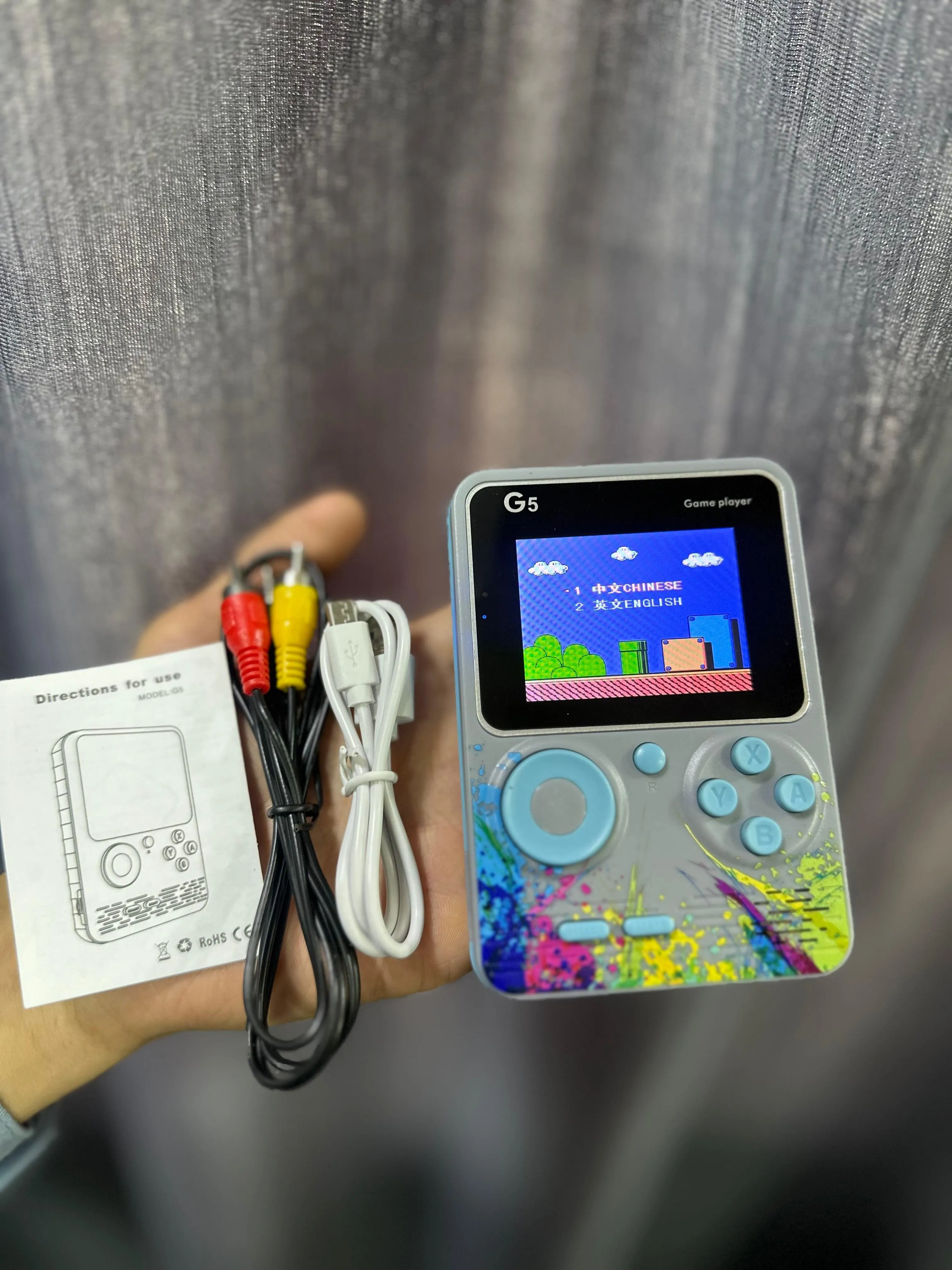 Console Game Player G5 500 Jeux Portable avec Manette