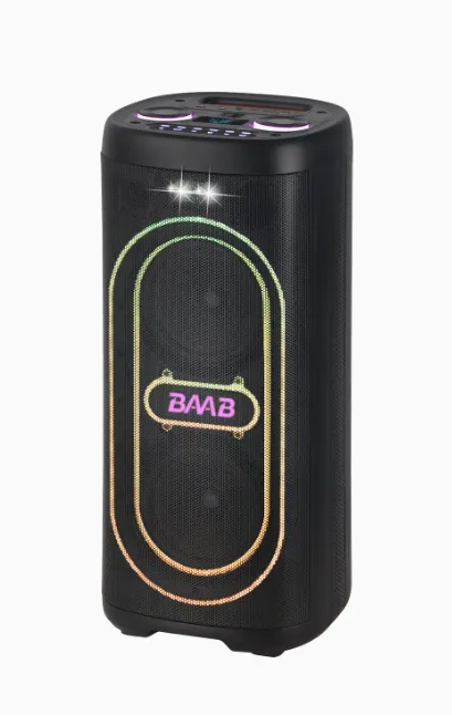 Enceinte Bluetooth B206-04 Double Subwoofer 6.5" Rechargeable