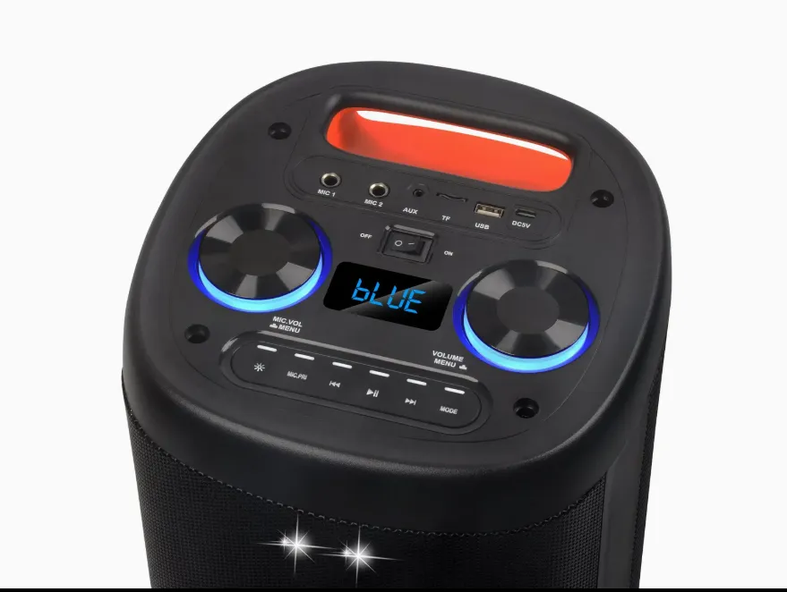 Enceinte Bluetooth B206-04 Double Subwoofer 6.5" Rechargeable