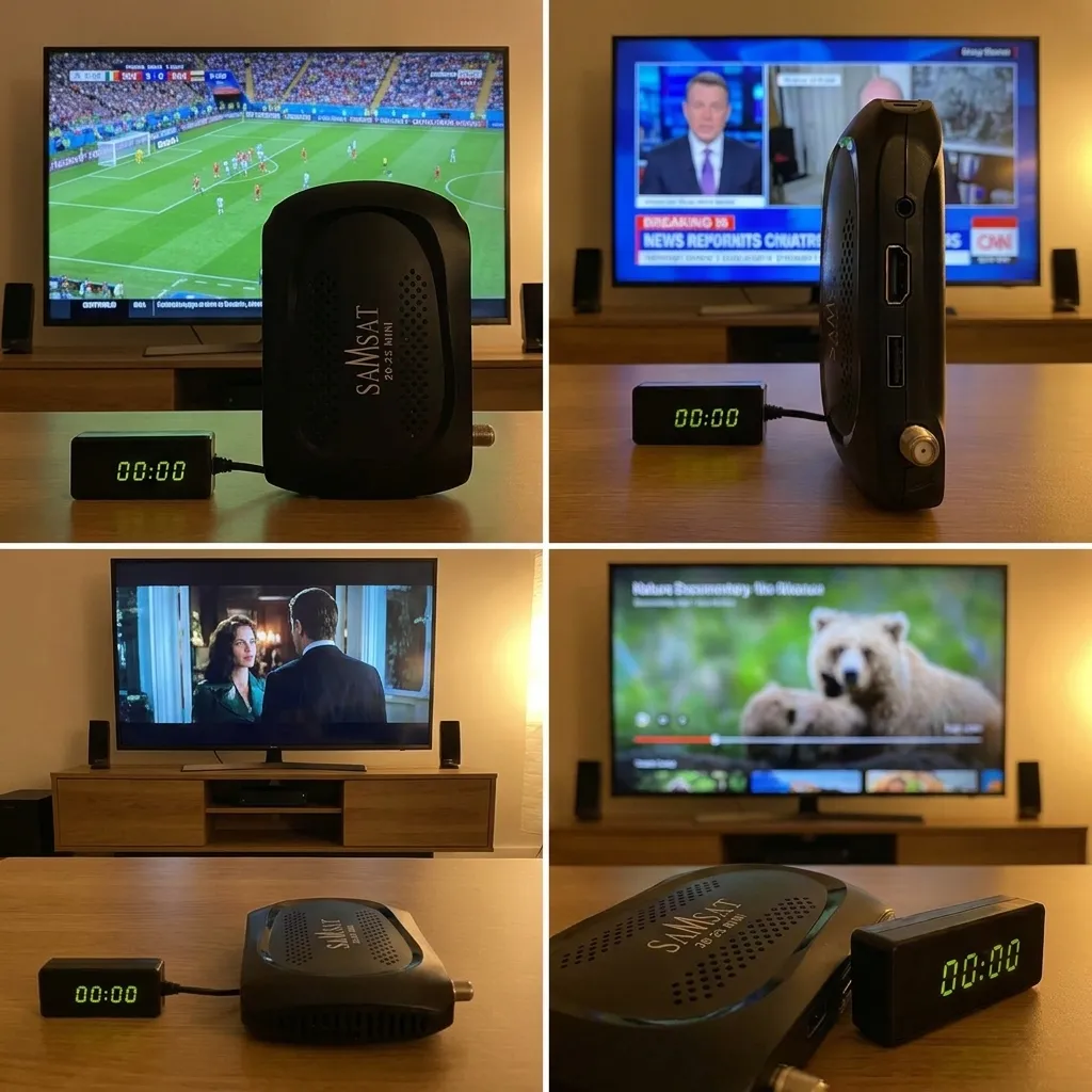 SAMSAT 20-25 Mini Full HD 1080P avec Cl&eacute; Wi-Fi