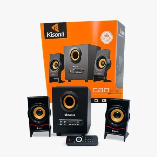 Kisonli C80 Haut-Parleur 2.1 Bluetooth 11W