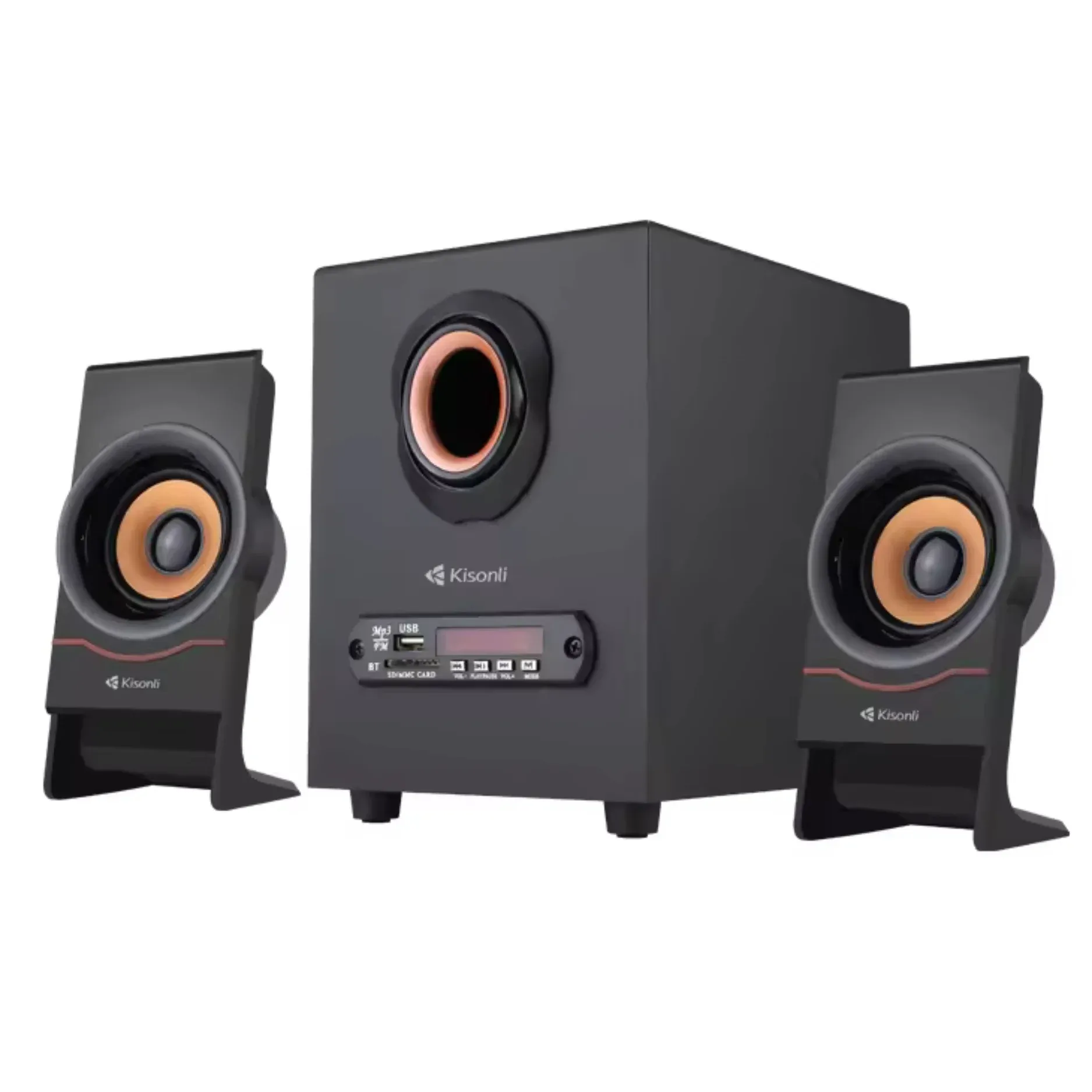 Kisonli C80 Haut-Parleur 2.1 Bluetooth 11W