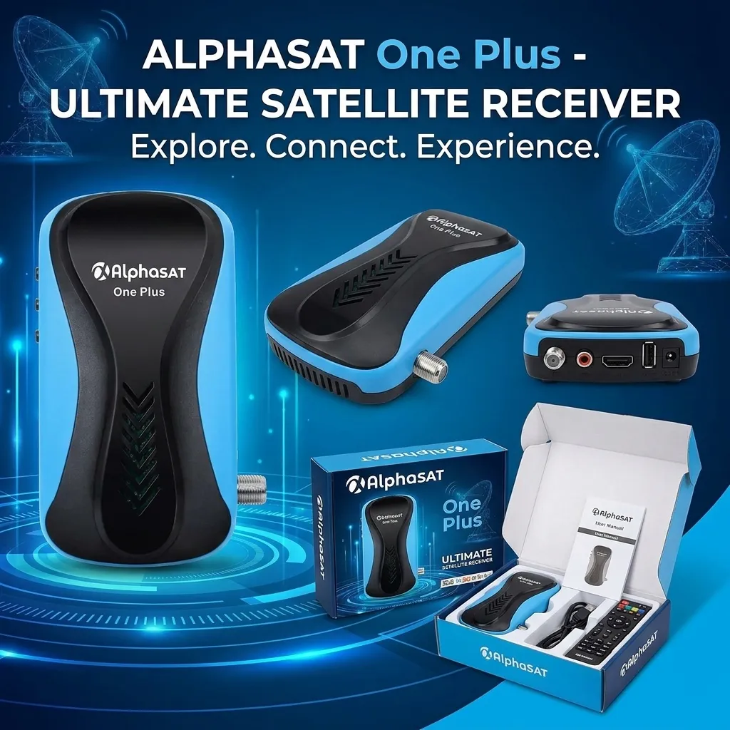 AlphaSat One Plus Tunisie – Récepteur Full HD 1080p Wi-Fi