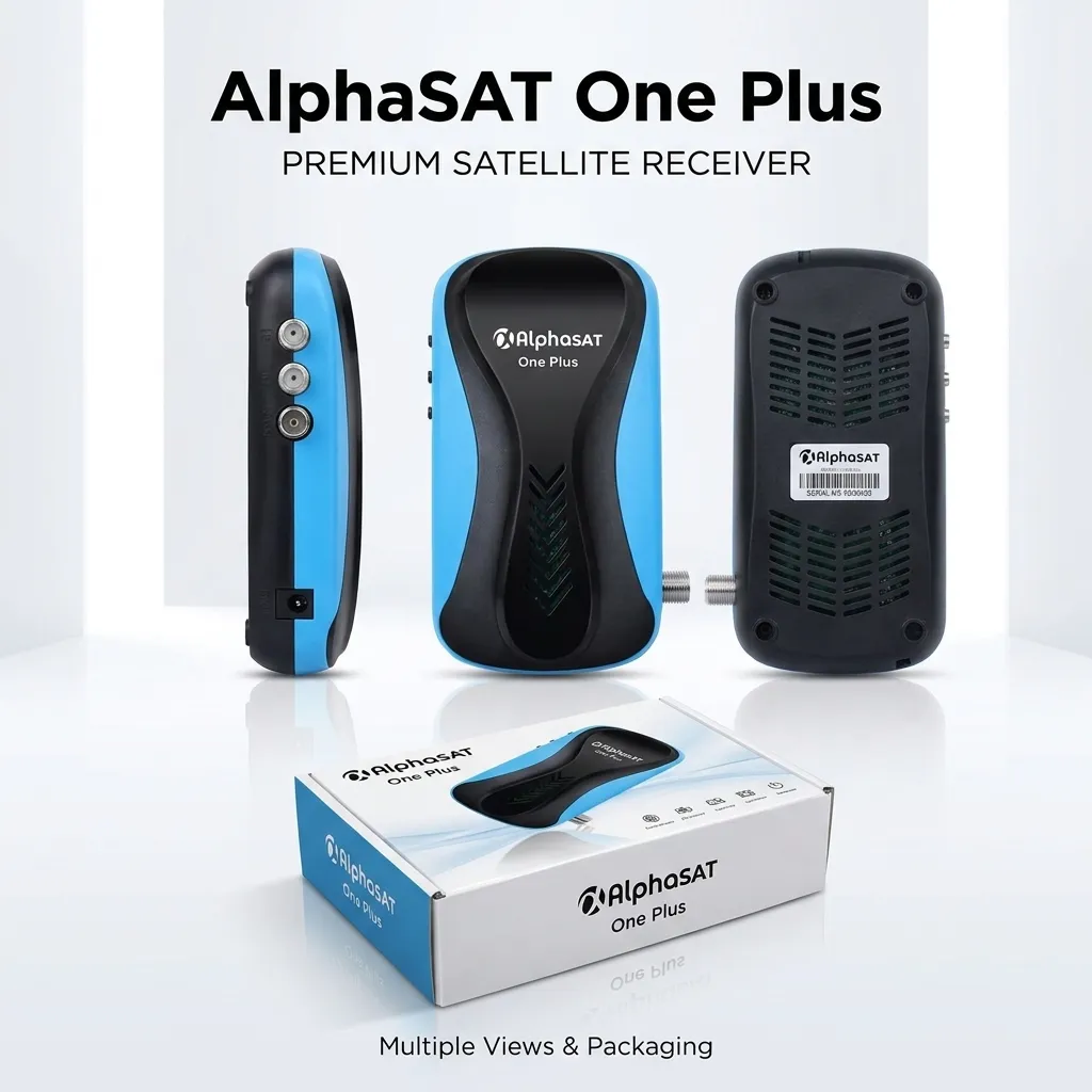AlphaSat One Plus Tunisie &ndash; R&eacute;cepteur Full HD 1080p Wi-Fi