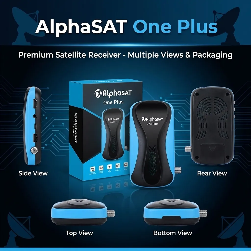 AlphaSat One Plus Tunisie &ndash; R&eacute;cepteur Full HD 1080p Wi-Fi