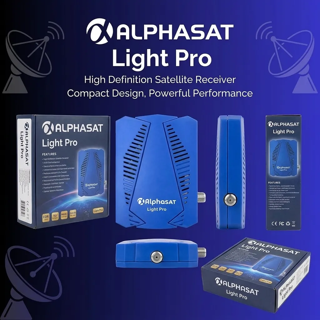 AlphaSat Light Pro Full HD 1080p – Récepteur Tunisie | OffiPro