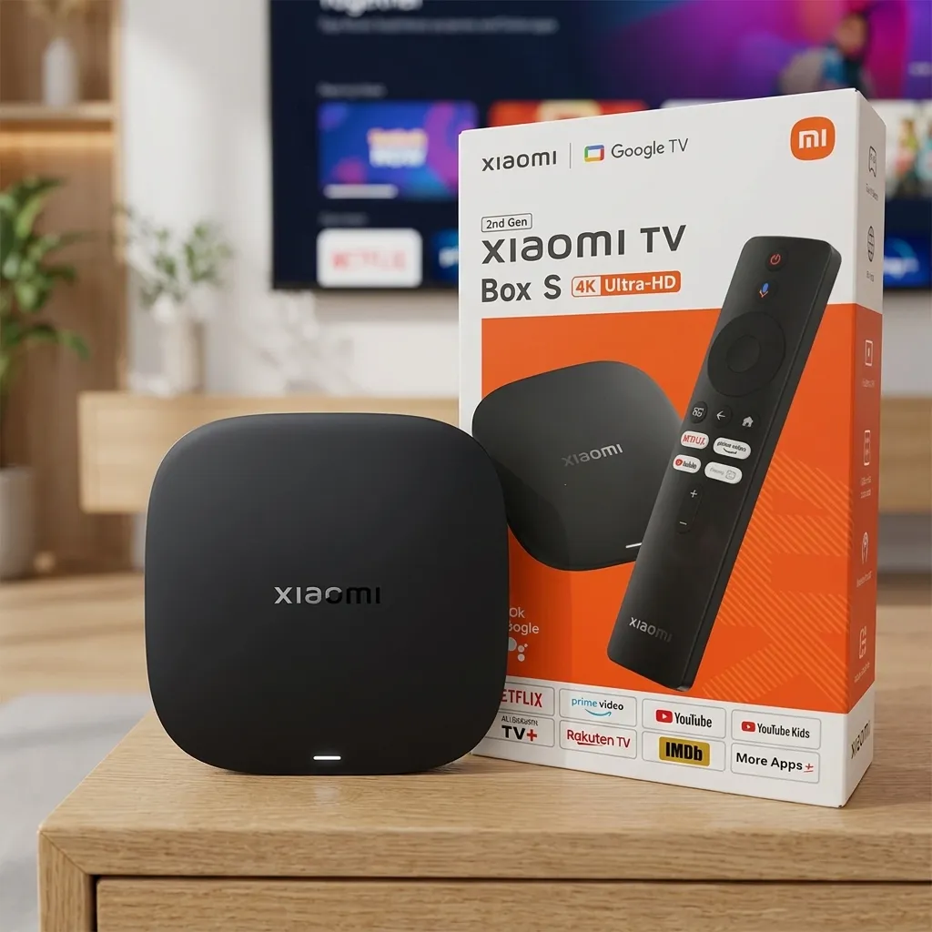 Xiaomi TV Box S 3rd Gen 4K 2Go 16Go Google TV – Tunisie | OffiPro