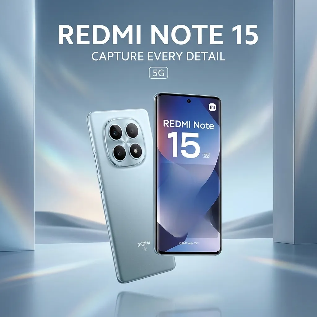 Xiaomi Redmi Note 15 5G 6Go 128Go Noir Tunisie | OffiPro