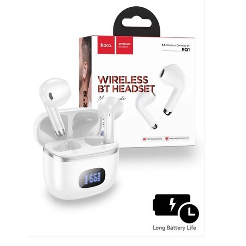 Couteurs Sans Fil Hoco Eq1  - Blanc