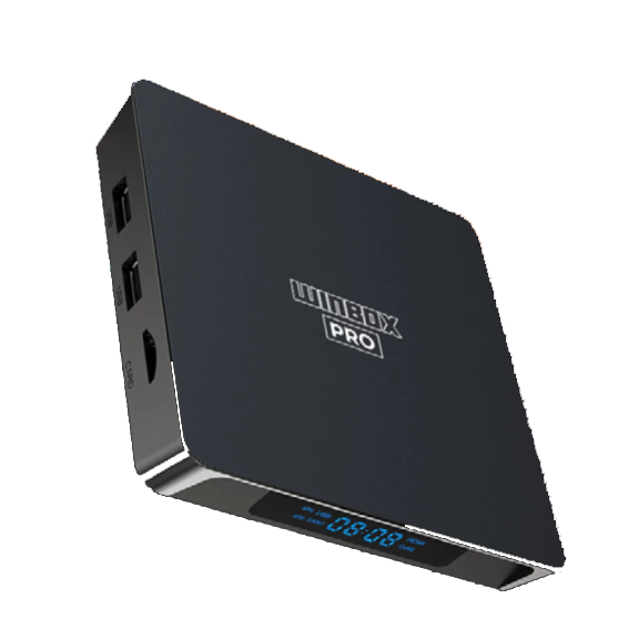 Box Android Tv Winbox 6k 2go 16go + 2 Commande Noir